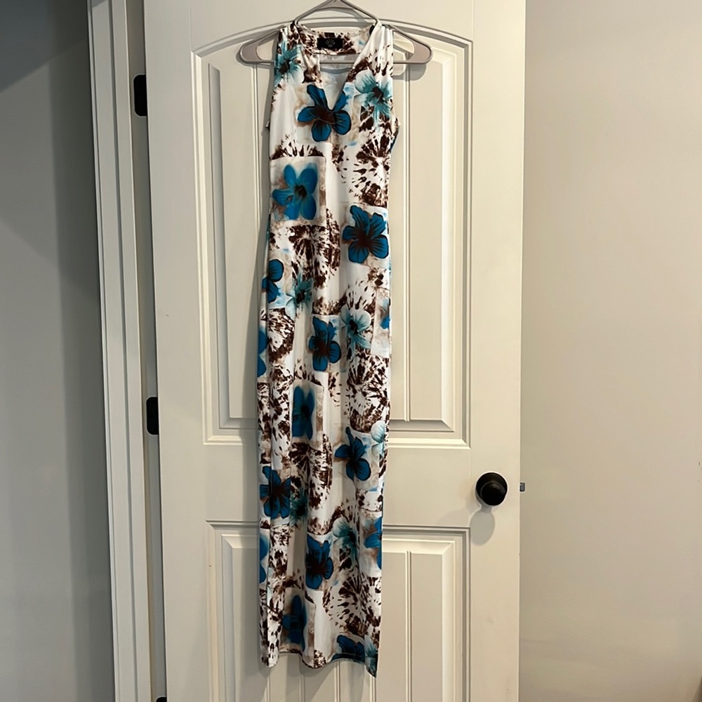 Long floral dress